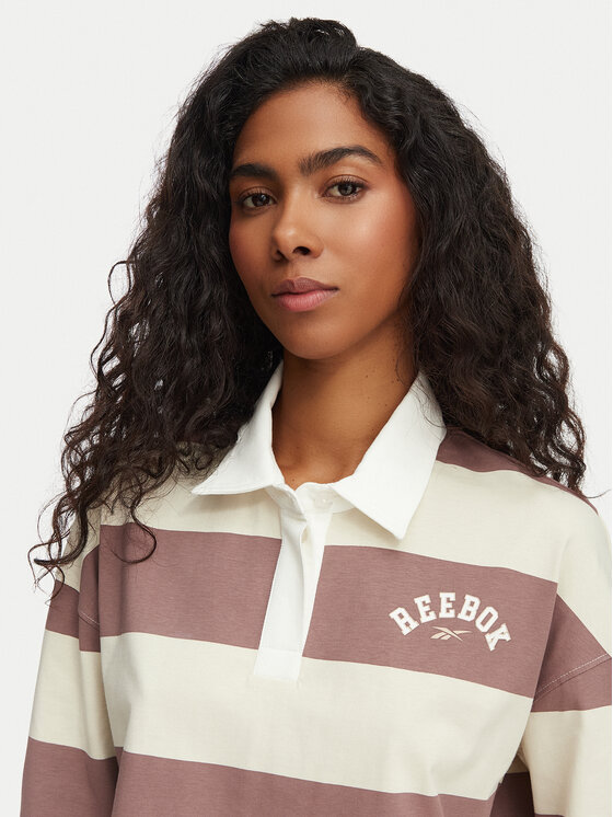 Reebok Reebok Polo Sabina RK25695CCW Svijetlo bež Relaxed Fit