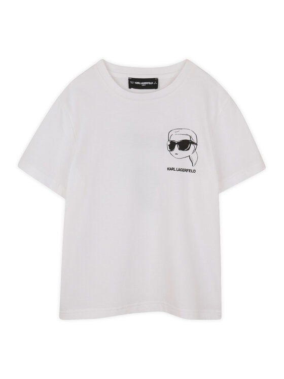 Karl Lagerfeld Kids Karl Lagerfeld Kids Camiseta Z31103 D Blanco Regular Fit