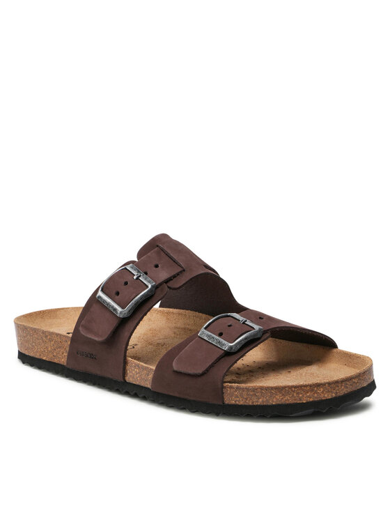 Geox Παντόφλες Geox U Sandal Ghita B U159VB 00032 C6024 Καφέ