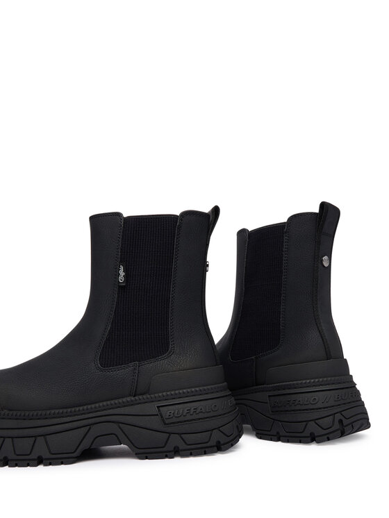 Buffalo Členková obuv s elastickým prvkom Buffalo Fusion Chelsea 1270098 Čierna