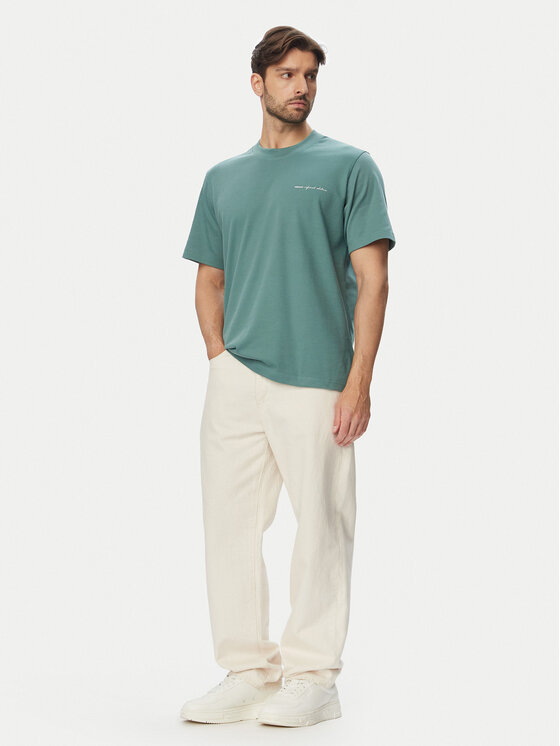 Jack & Jones Jack & Jones T-Shirt Blaowen Ss 12292397 Grün Regular Fit