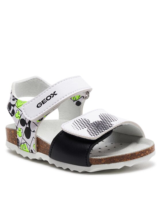 Geox Sandały Geox B Sandal Chalki Boy B152QC 000BC C0552 M Biały