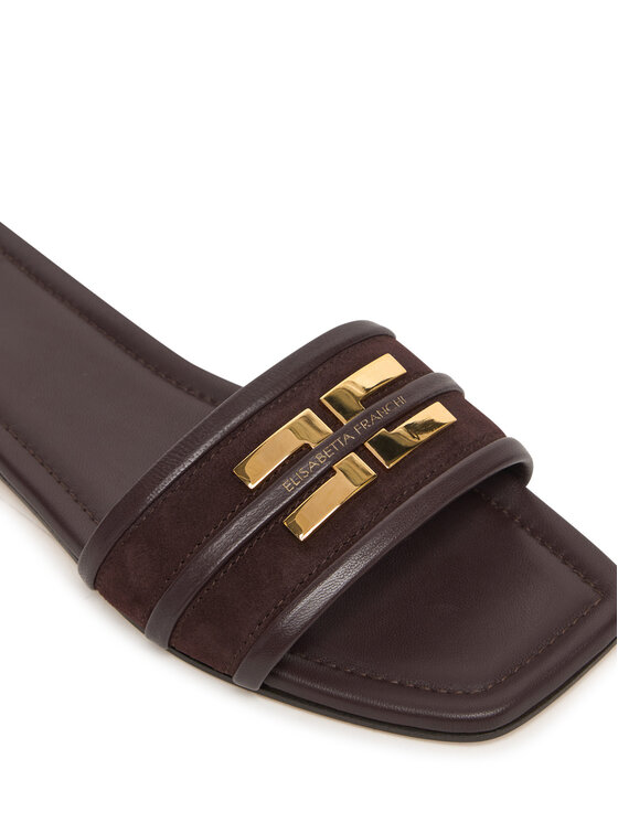 Elisabetta Franchi Шльопанці Elisabetta Franchi SA72L61E2 Коричневий