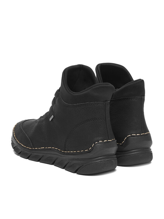 Rieker Botines planos Rieker 55069-00 Negro