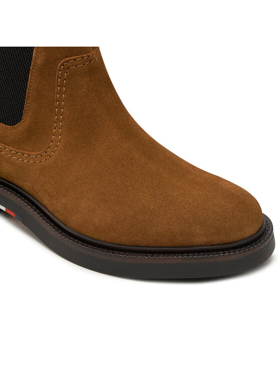 Tommy Hilfiger Chelsea Tommy Hilfiger Light Hilfiger Suede Chelsea FM0FM05104 Marrone