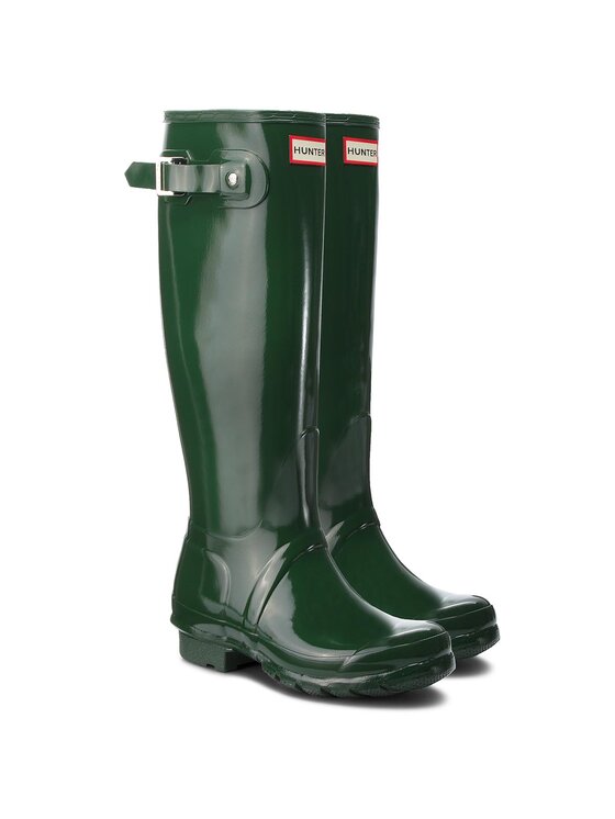 Hunter Гумові чоботи Hunter Org Tall Gloss WFT1000RGL Зелений