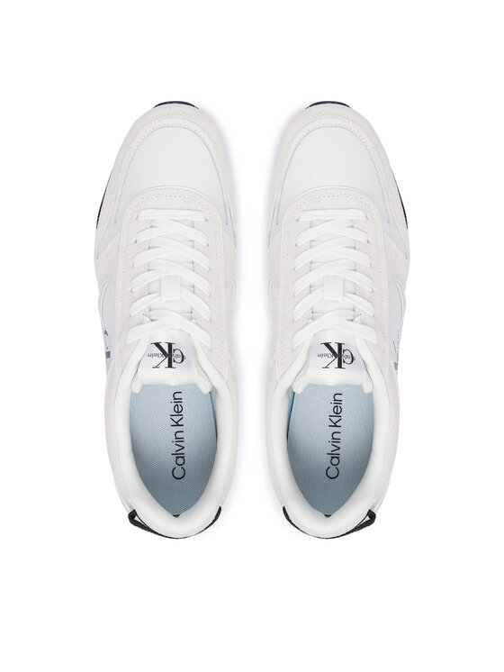 Calvin Klein Αθλητικά Calvin Klein Toothy Runner Irregular Lines YM0YM01461 Κρεμ