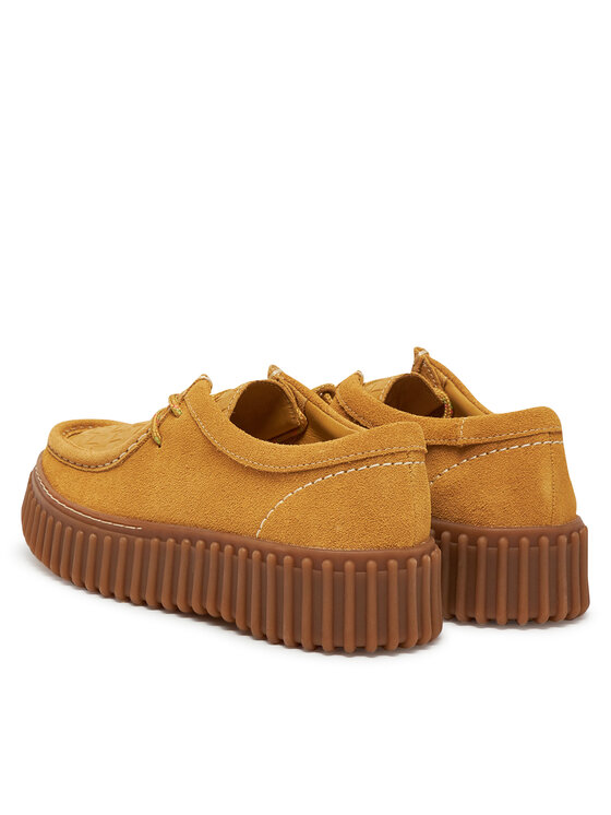 Clarks Pantofi Clarks Torhill Bee 26181188 Auriu