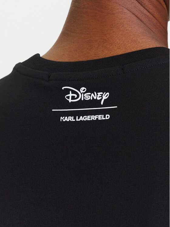 KARL LAGERFELD KARL LAGERFELD Marškinėliai A3W17090 Juoda Regular Fit