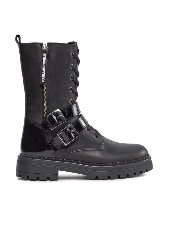 Karl Lagerfeld Kids Botine Karl Lagerfeld Kids Z19112 M Negru