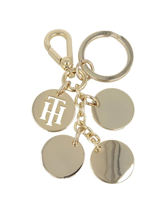 Tommy Hilfiger Privjesak Tommy Hilfiger Stars & Stripes Keyfob AW0AW03119 Zlatna