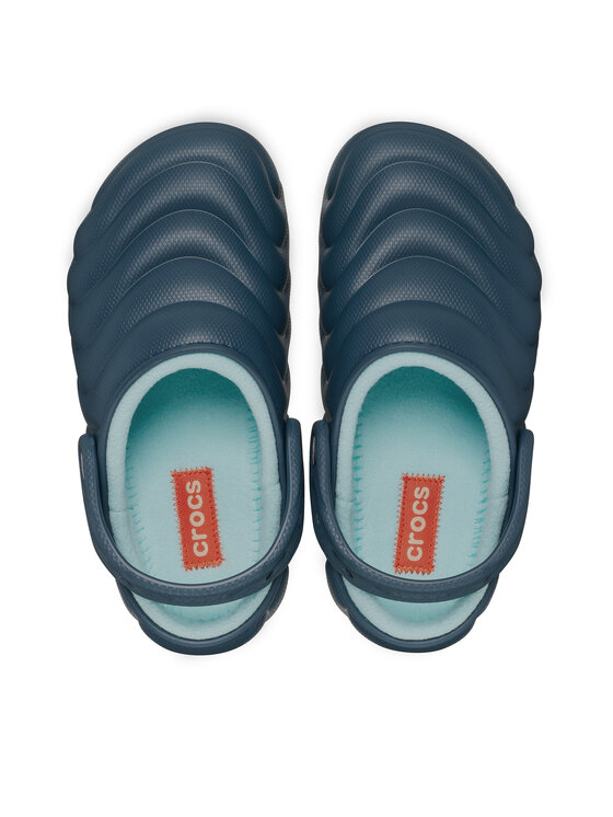 Crocs Iešļūcenes Crocs Classic Lined Overpuff Clog 210059 Zils