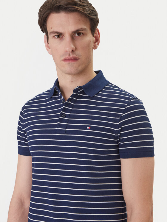 Tommy Hilfiger Tommy Hilfiger Polo 1985 MW0MW17771 Azul marino Slim Fit