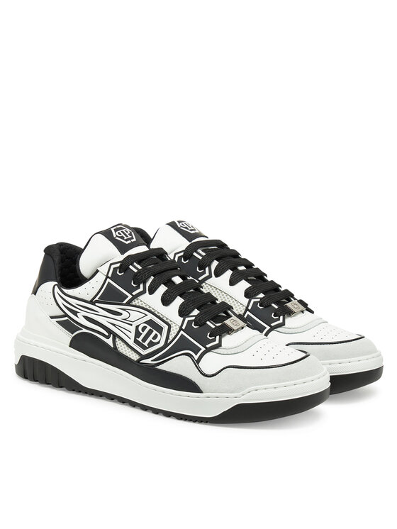 PHILIPP PLEIN Снікерcи PHILIPP PLEIN SAES MSC4017 PLE010N0102 Білий