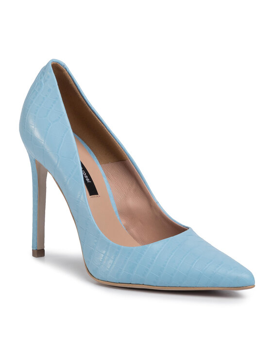 GINO ROSSI Pantofi cu toc subțire Gino Rossi Miya DCK073-DD7-1180-5100-0 Albastru