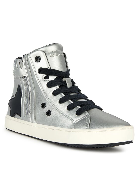 Geox Сникърси Geox J Kalispera Girl J044GA 000NF C1363 D Сребрист