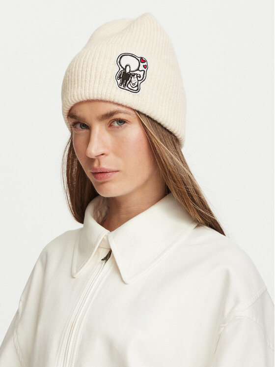 KARL LAGERFELD Berretto KARL LAGERFELD B4W33041 Crema