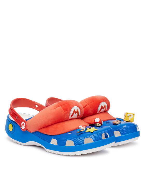 Crocs Παντόφλες Crocs Mario Classic Clog 212134 Μπλε
