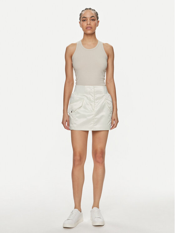 Calvin Klein Calvin Klein Marškinėliai K20K206554 Smėlio Slim Fit