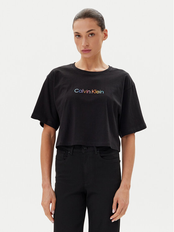 Calvin Klein Underwear Calvin Klein Underwear T-Shirt LV00QS7470 Μαύρο Boxy Fit