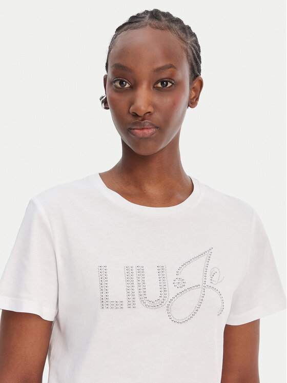 Liu Jo Liu Jo Camiseta WA6491 JS923 Blanco Regular Fit
