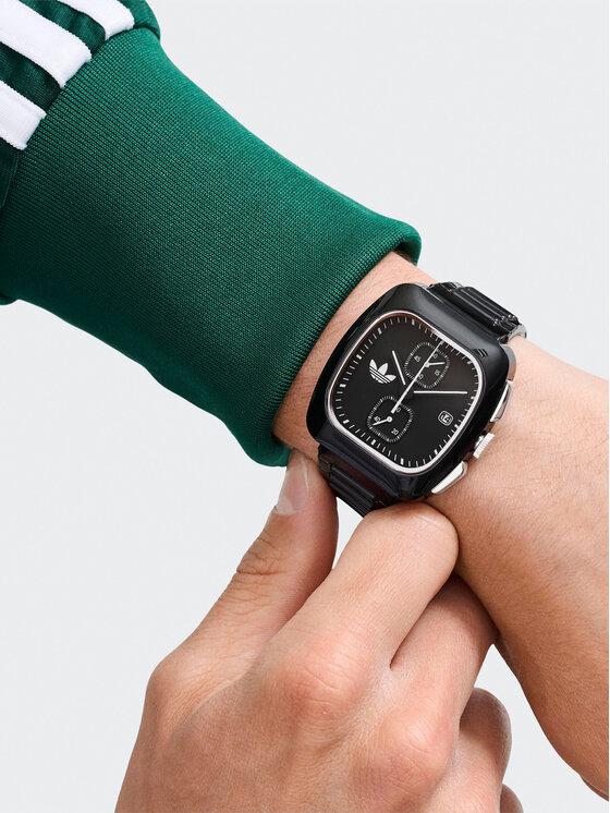 adidas Годинник adidas Retro Wave Two Chrono AOSY24533 Чорний