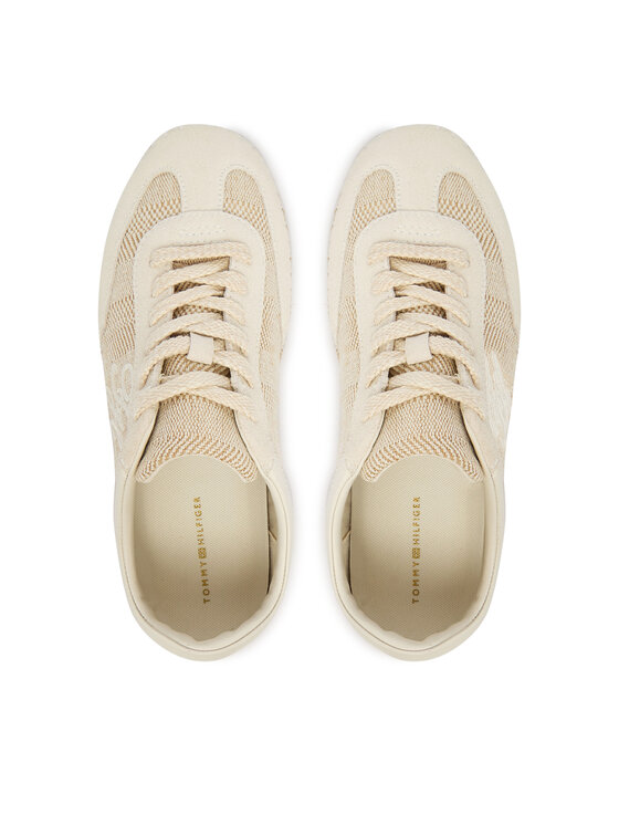 Tommy Hilfiger Espadrile Tommy Hilfiger Th Heritage Rope Sneaker FW0FW09108 Écru