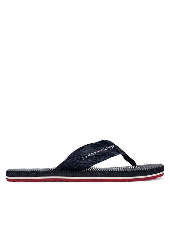 Tommy Hilfiger Žabky Tommy Hilfiger Massage Beach Sandal FM0FM06006 Tmavomodrá