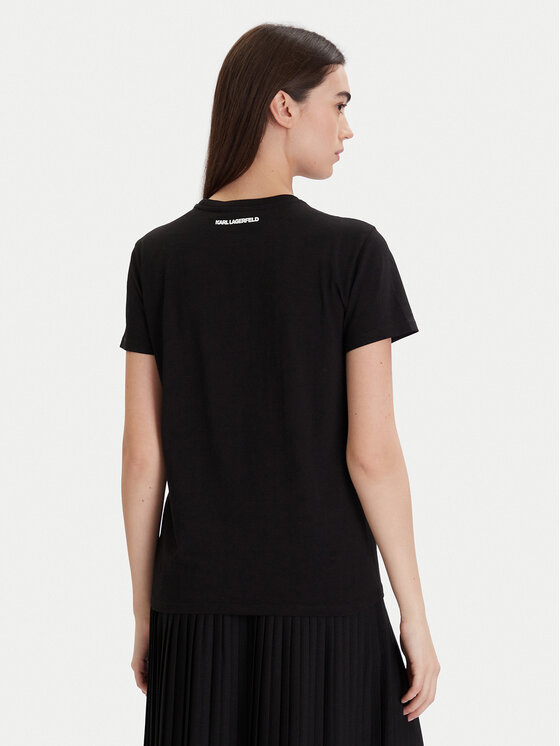 KARL LAGERFELD KARL LAGERFELD T-shirt A1W17131 Nero Regular Fit