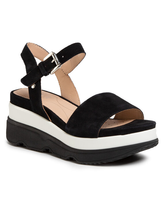 Geox Sandali Geox D Gardenia C D02HBC 00021 C9999 Črna