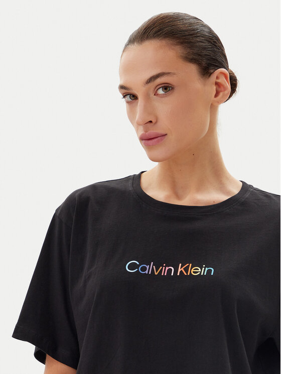 Calvin Klein Underwear Calvin Klein Underwear Marškinėliai LV00QS7470 Juoda Boxy Fit