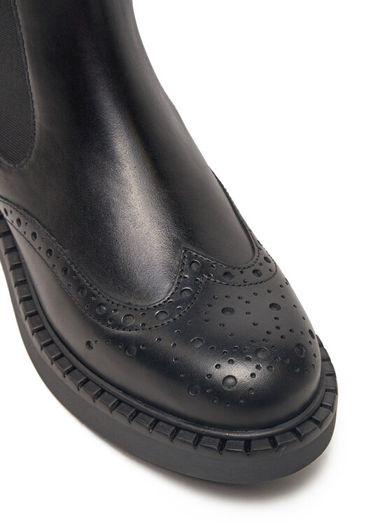 TWINSET Členková obuv s elastickým prvkom TWINSET 242TGT090 Čierna