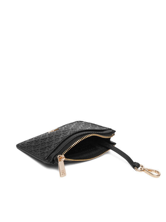 Tommy Hilfiger Bankkártya tartó Tommy Hilfiger Th Icon Long Cc Holder Mono AW0AW19166 Fekete