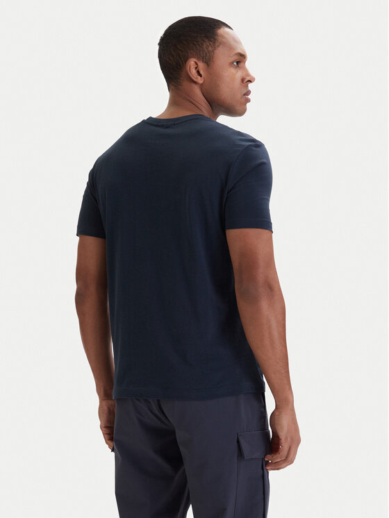 Aeronautica Militare Aeronautica Militare Camiseta 261TS2541UJ00727 Azul marino Regular Fit