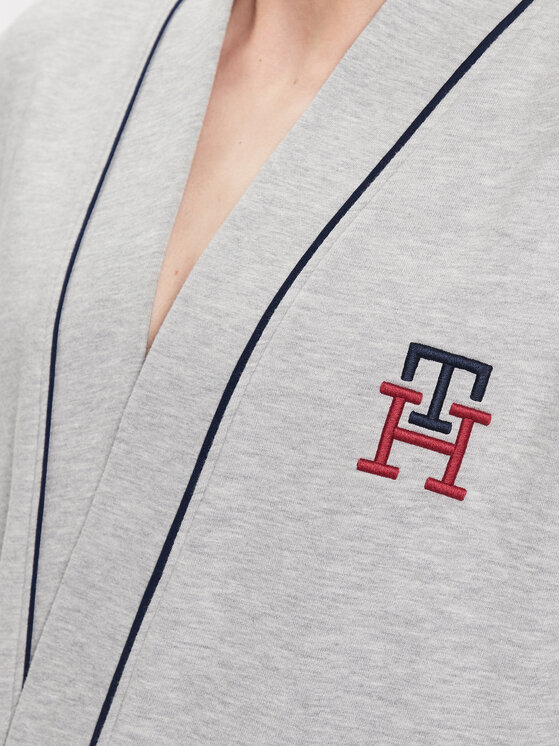 Tommy Hilfiger Tommy Hilfiger Chalatas UM0UM02840 Pilka Regular Fit