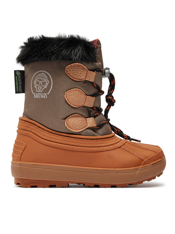 Boatilus Sniega zābaki Boatilus Nippy 02 Sint. Leather Boot NN02 VAR.41NR Oranžs