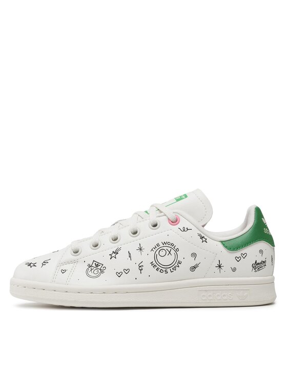 adidas Sneakersy adidas Stan Smith J GY1786 Bílá