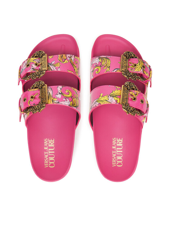 Versace Jeans Couture Шльопанці Versace Jeans Couture 78VA3SM1 Рожевий