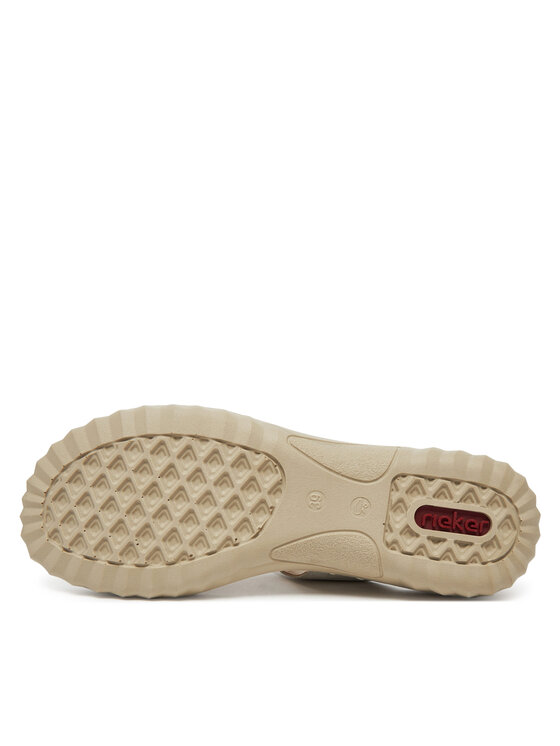 Rieker Natikači Rieker 60481-40 Srebrna