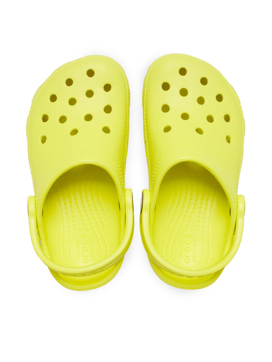 Crocs Šľapky Crocs Classic Kids Clog T 206990 Žltá