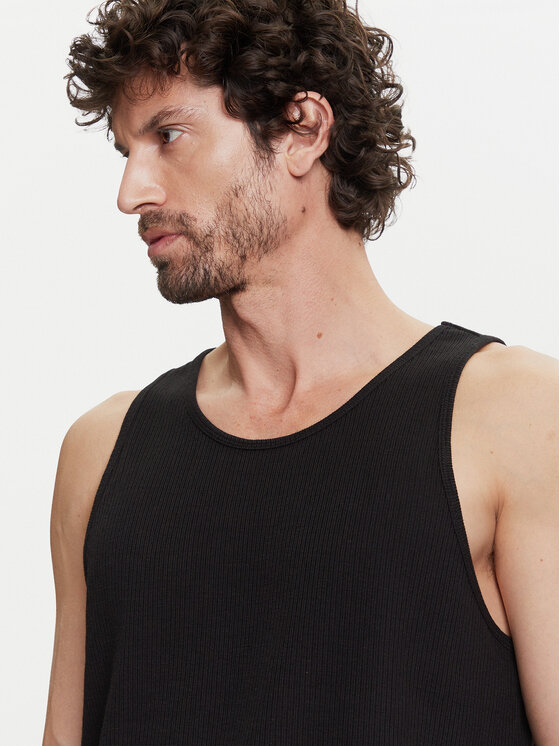 Gap Gap Майка 768254-01 Чорний Regular Fit