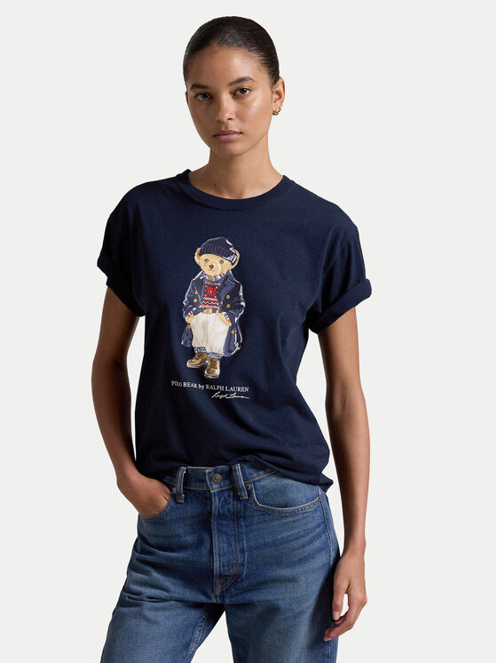 Polo Ralph Lauren Polo Ralph Lauren Marškinėliai 211947944001 Tamsiai mėlyna Regular Fit