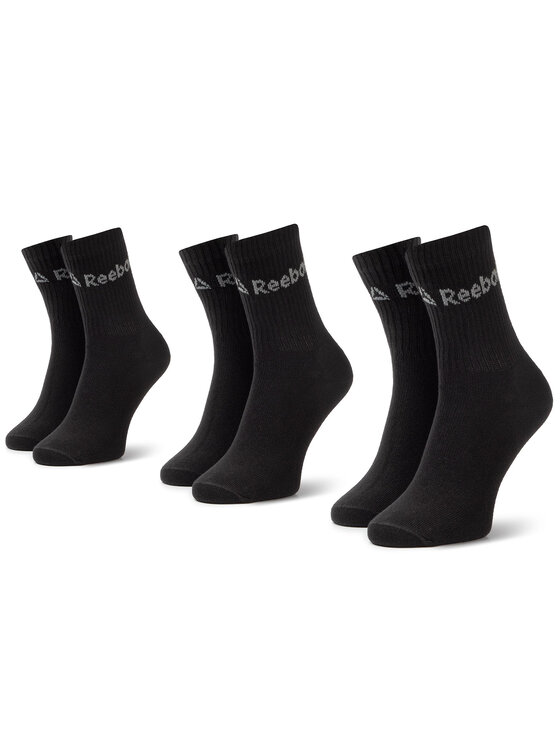 Reebok Șosete lungi Reebok Act Core Crew Sock 3p DU2971 Negru