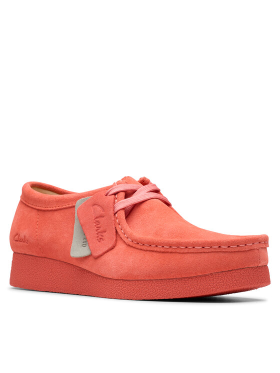 Clarks Туфлі Clarks WallabeeEVOSh 26181403 Кораловий