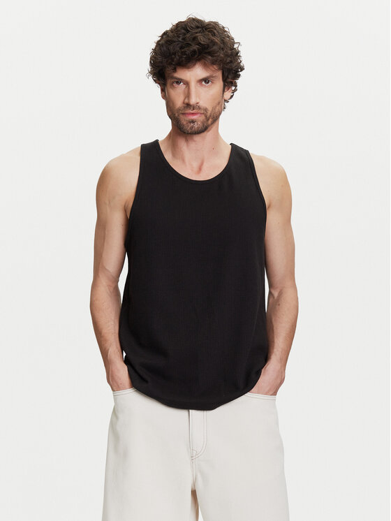 Gap Gap Майка 768254-01 Чорний Regular Fit