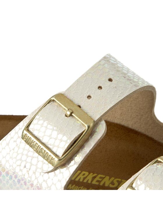Birkenstock Șlapi Birkenstock Arizona 0057623 Shiny Snake Cream