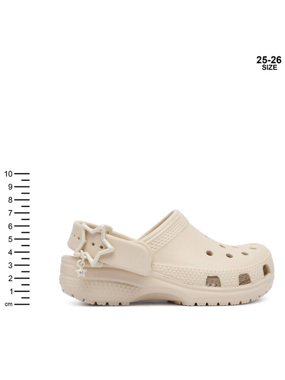 Crocs Чехли Crocs Classic Star Buckle Clog 214369 Светлобежов
