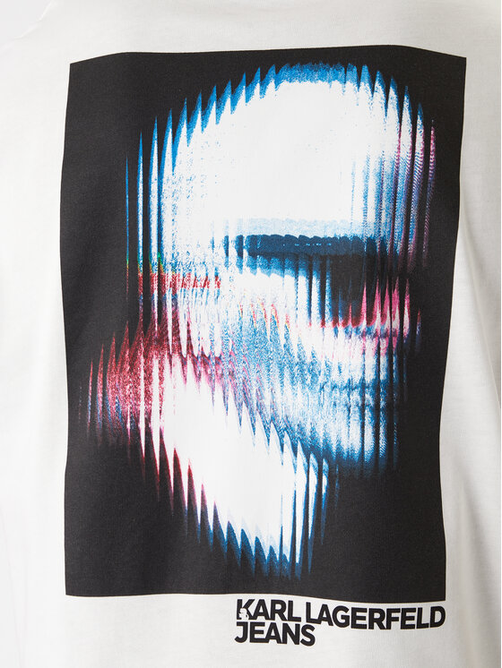 Karl Lagerfeld Jeans Karl Lagerfeld Jeans Camiseta B1M17069 Blanco Regular Fit