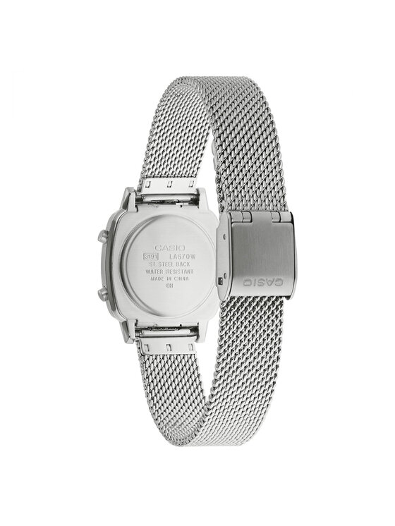 Casio Ρολόι Casio Vintage LA670WEM-7EF Ασημί