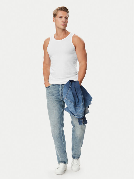G-STAR G-STAR Conjunto de camisetas de tirantes D30333 11 Blanco Regular Fit